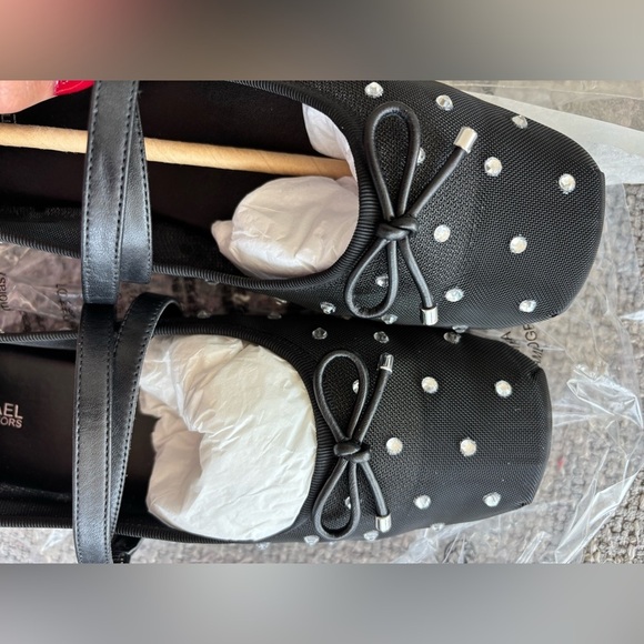 Michael Kors Collette Embellished Mesh Ballet Flats – Size 9 brand new with box - Picture 13 of 16